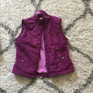 ll bean magenta vest